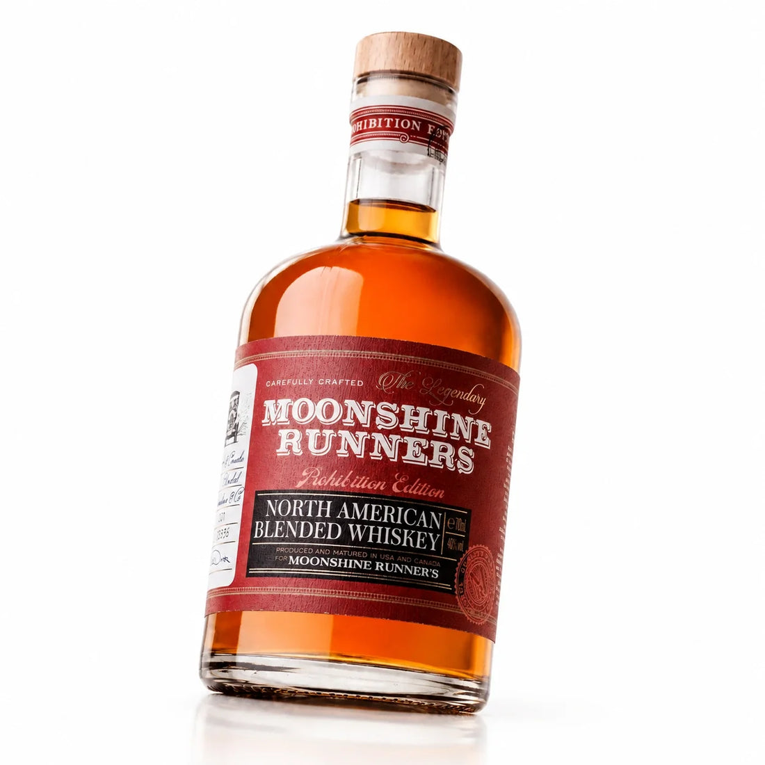 Moonshine Runners North American blended whiskey hero shot