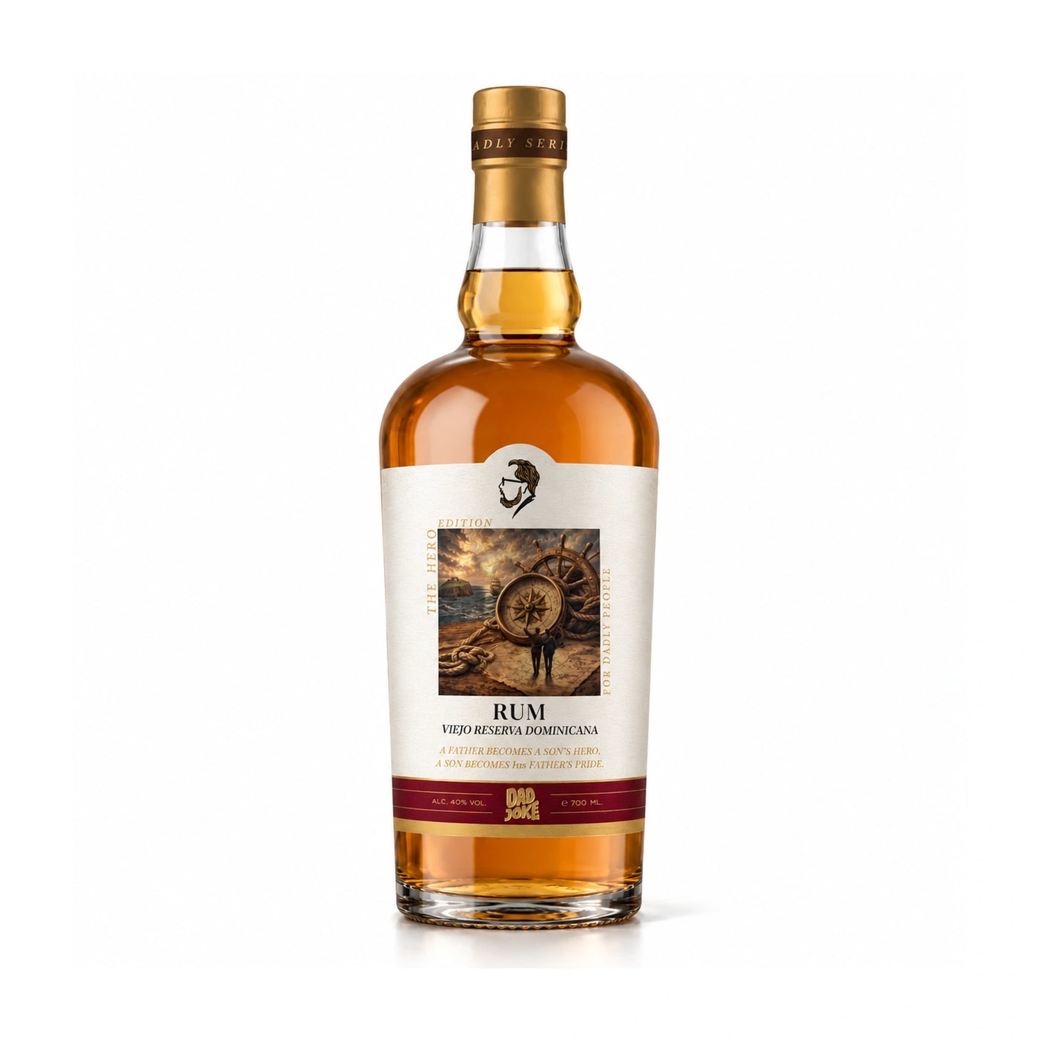 Dad Joke Serious Rum Viejo Reserva Dominicana front view