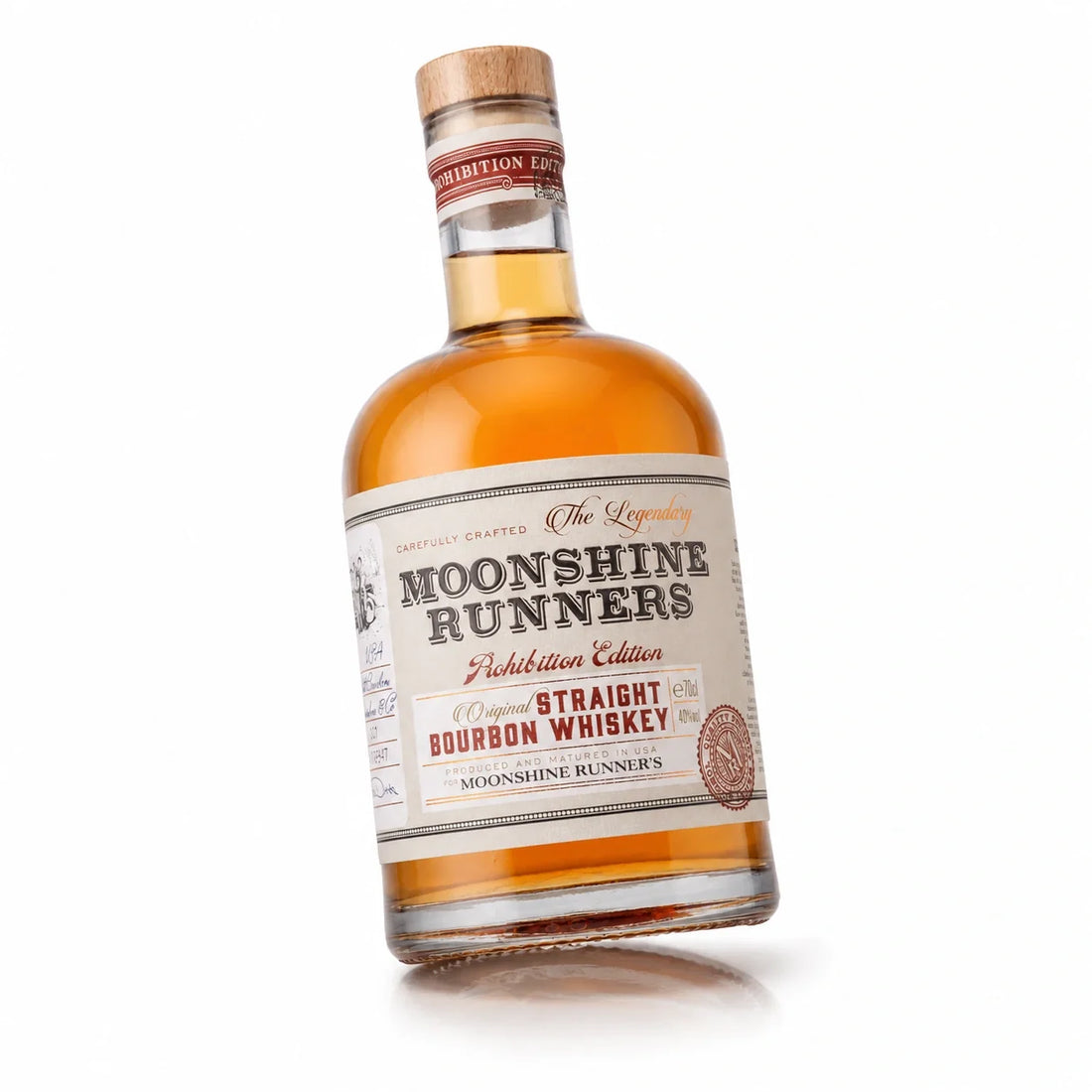 Moonshine Runners Straight Bourbon Whiskey hero shot