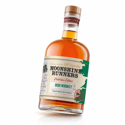Moonshine Runners Irish Whiskey hero shot