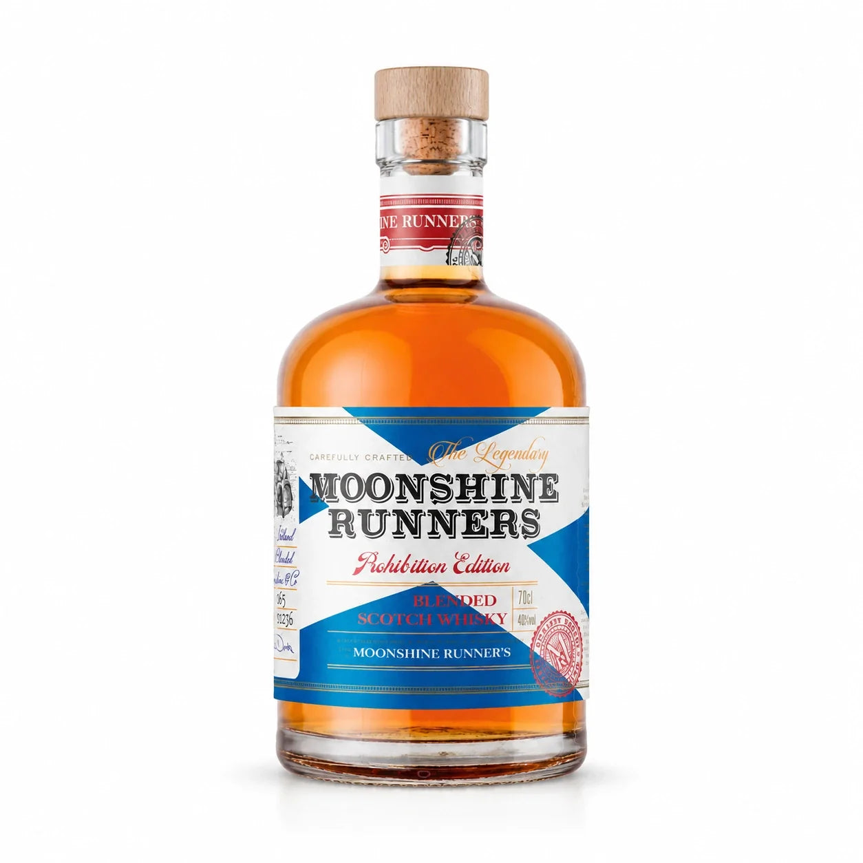 Moonshine Runners Blended Scotch Whisky front view