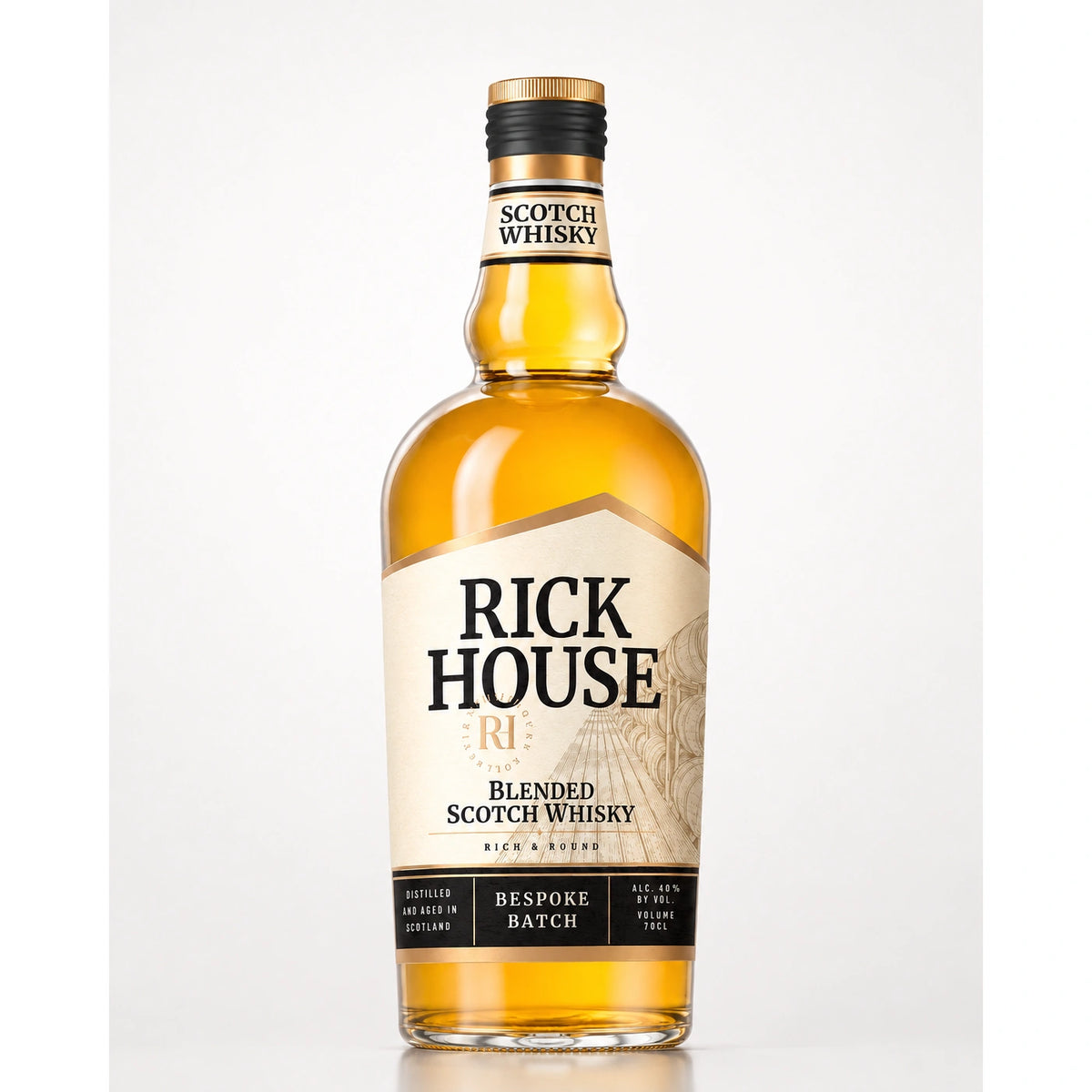 Rick House Blended Scotch Whisky front view