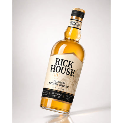 Rick House Blended Scotch Whisky tilted hero shot