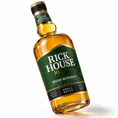 Rick House Irish Whiskey tilted hero shot