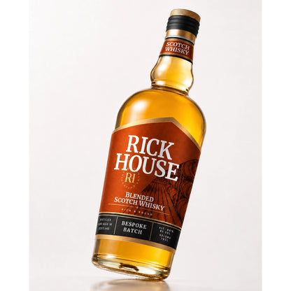 Rick House Blended Scotch Whisky tilted hero shot